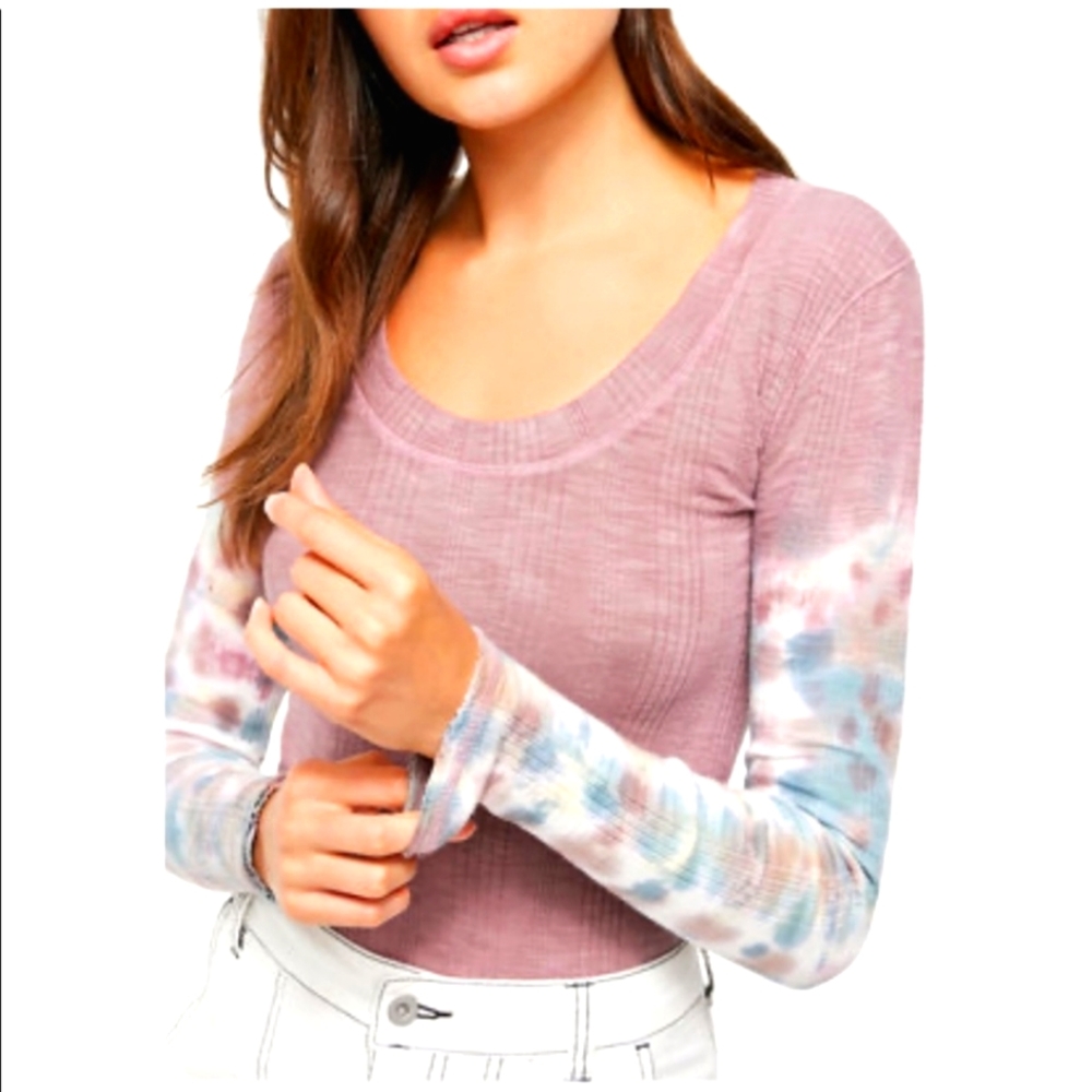 Free People Big Sur Long Sleeve Knit Top